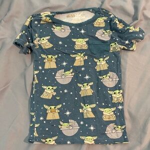 Grogu Little Sleepies shirt